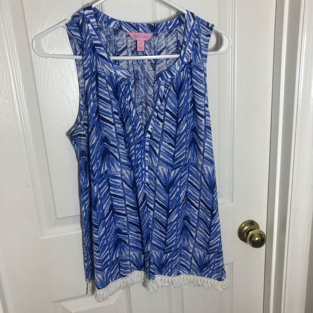 Lilly Pulitzer Kipper Top in “Costa Verde”
